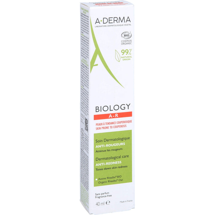 A-DERMA Biology Anti-Rötungspflege dermatologisch, 40 ml CRE