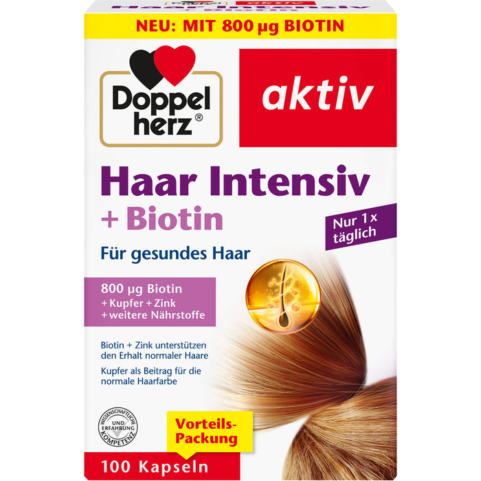 Doppelherz Haar Intensiv + Biotin, 100 St KAP