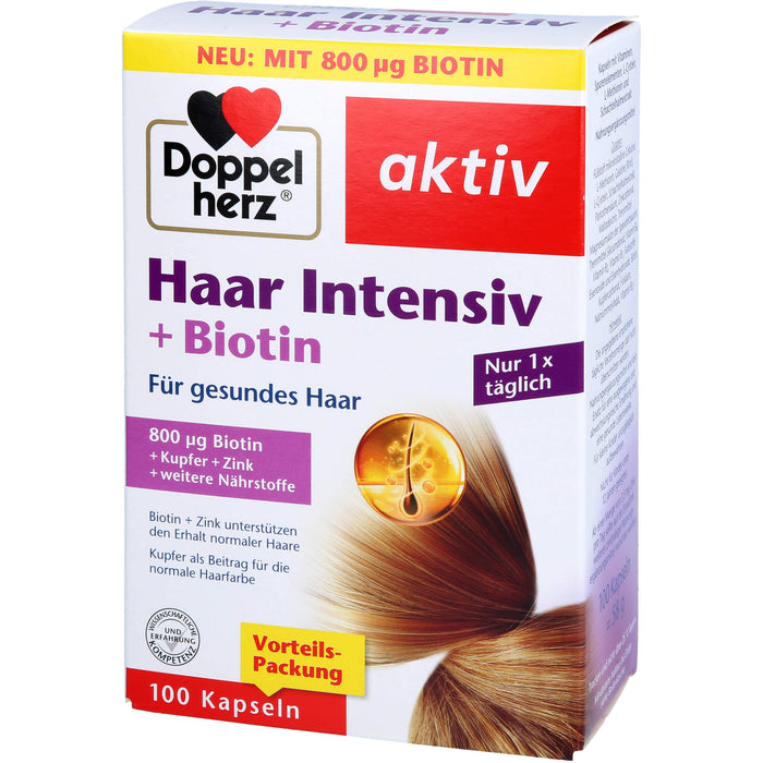 Doppelherz Haar Intensiv + Biotin, 100 St KAP