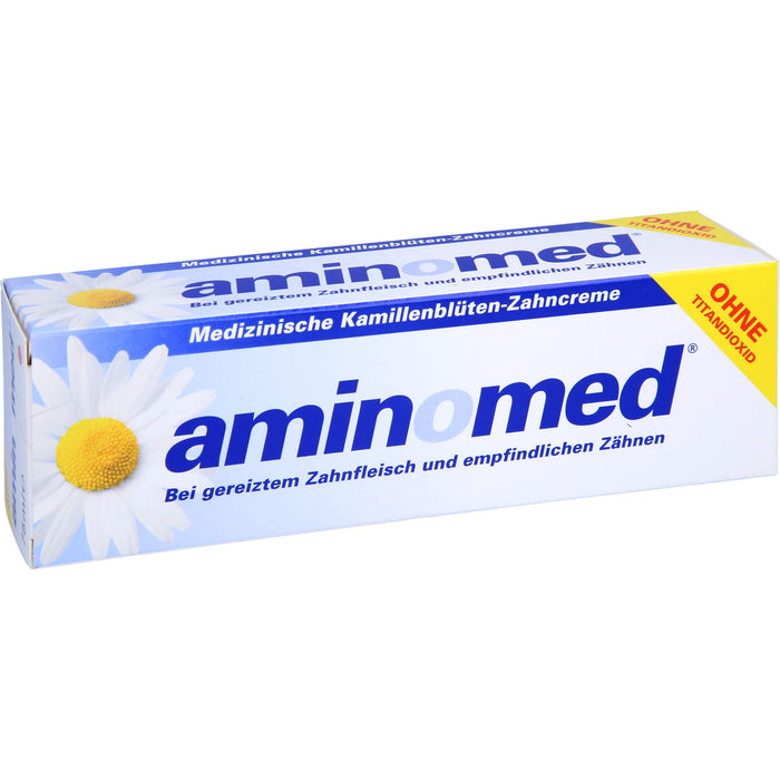 aminomed Kamillenblüten Zahncreme ohne Titandioxid, 75 ml Dentifrice