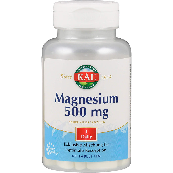 Magnesium 500 mg KAL, 60 St TAB