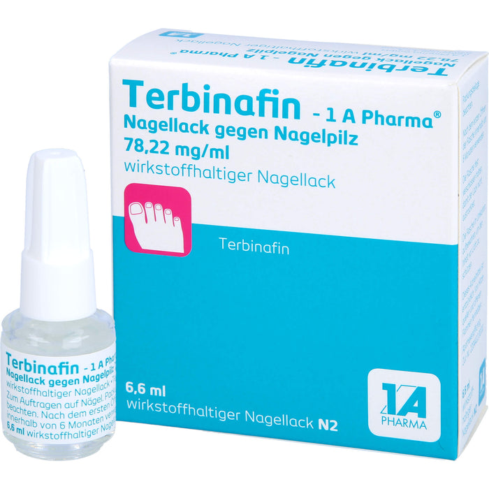 Terbinafin - 1 A Pharma Nagellack gegen Nagelpilz, 6.6 ml Solution