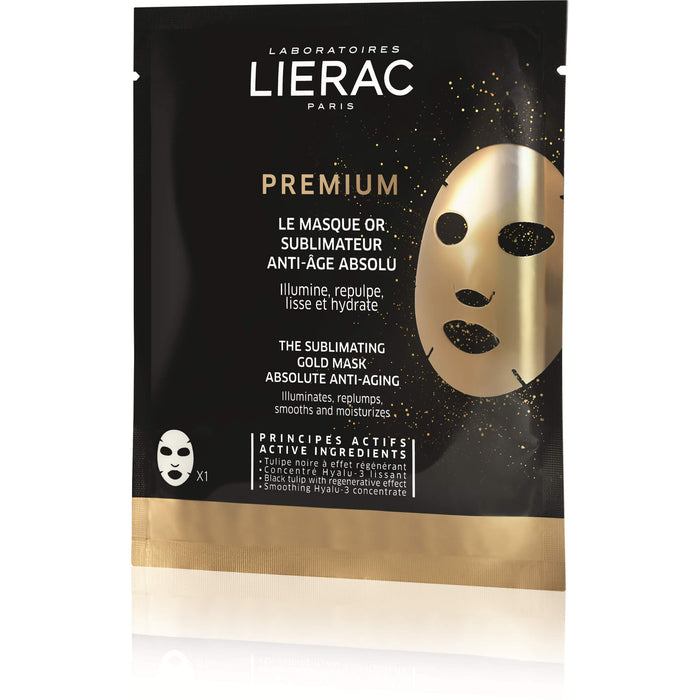 LIERAC PREMIUM Perfektionierende Gold Tuchmaske, 1X20 ml XGM