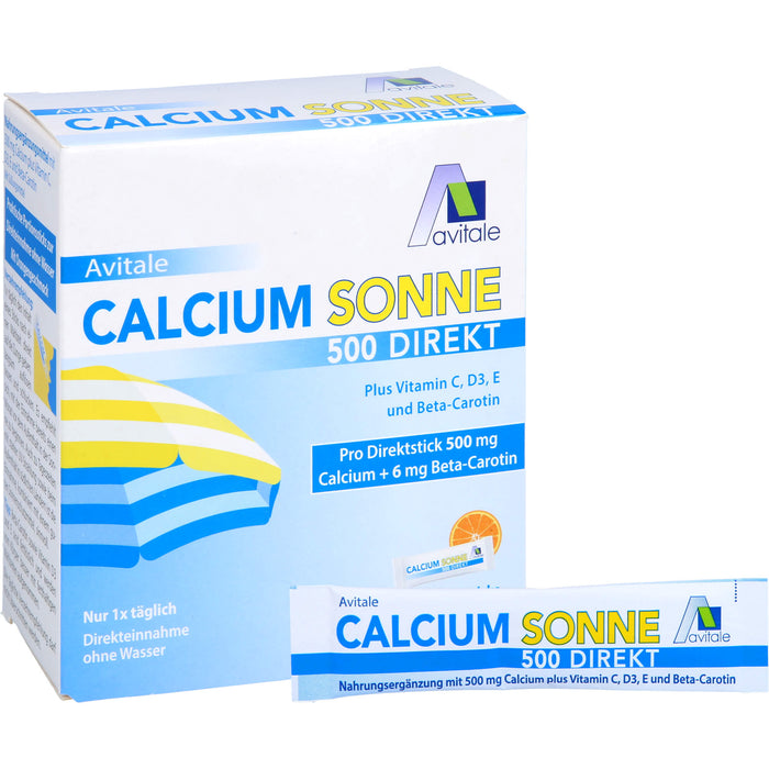 Calcium Sonne 500 Granulat mit Orangengeschmack, 30 pcs. Sticks