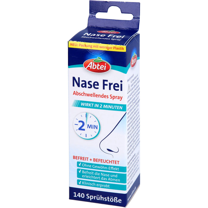 Abtei Nase Frei abschwellendes Nasenspray, 20 ml Lösung