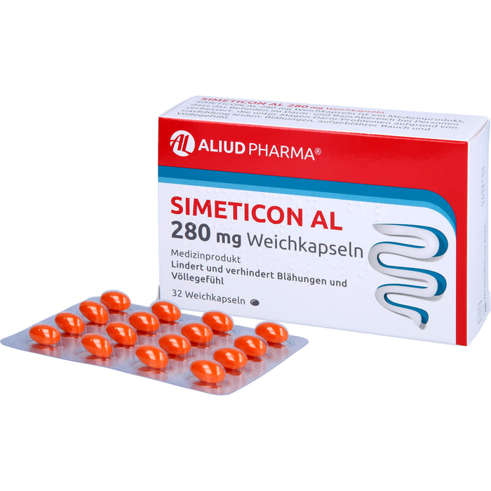 Simeticon AL 280 mg Weichkapseln, 32 St WKA