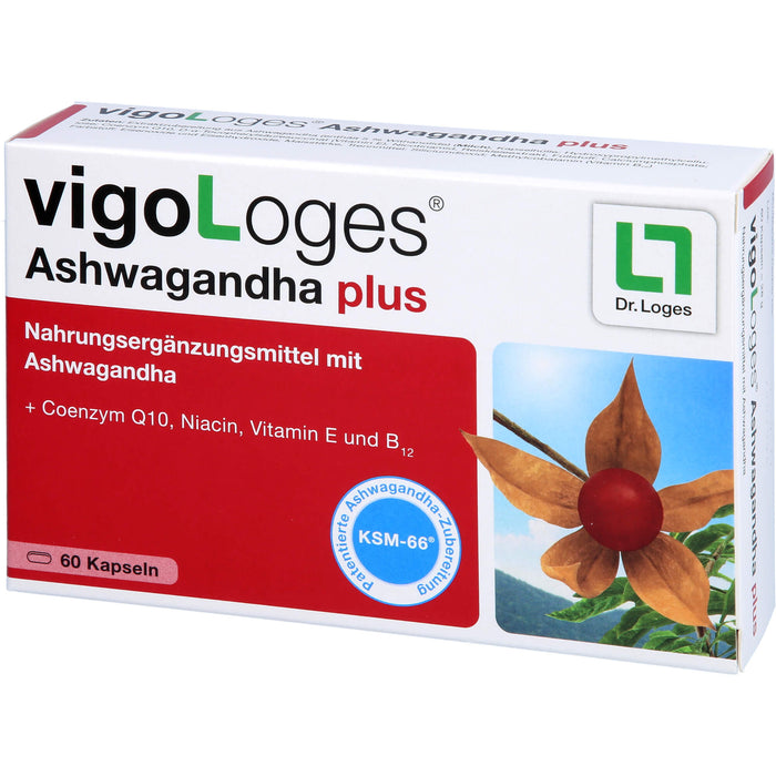 vigoLoges Ashwagandha plus Kapseln, 60 St., 60 St. Kapseln