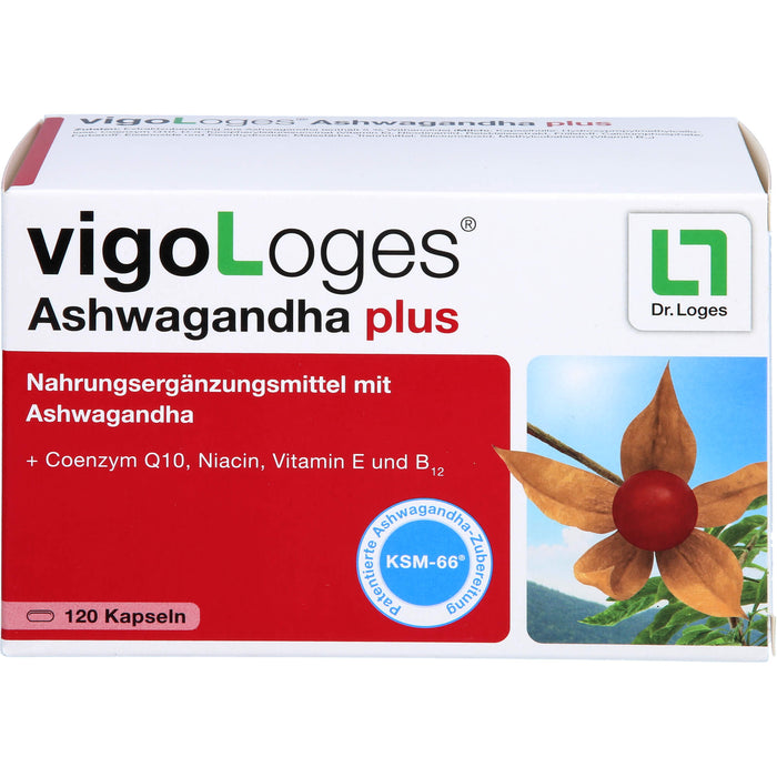 vigoLoges Ashwagandha plus Kapseln, 120 St., 120 St. Kapseln