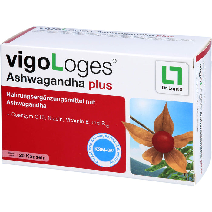 vigoLoges Ashwagandha plus Kapseln, 120 St., 120 St. Kapseln