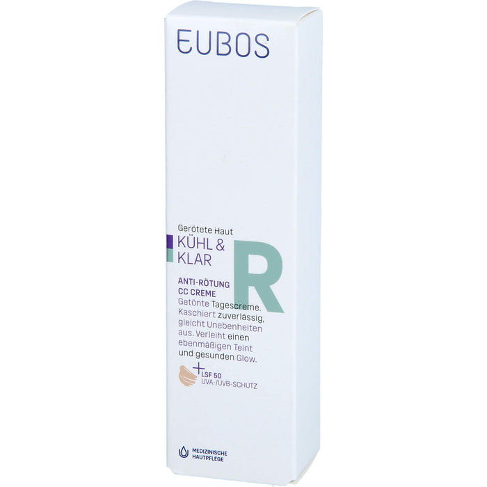 EUBOS KÜHL & KLAR Anti-Rötung CC Creme LSF 50, 30 ml CRE