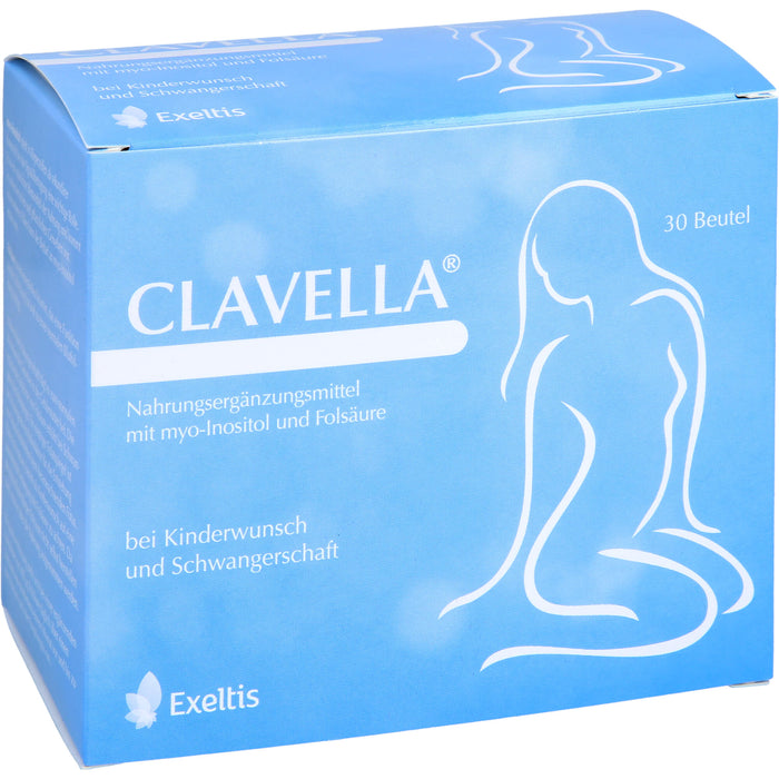 CLAVELLA Pulver bei Kinderwunsch und Schwangerschaft, 30 pc Sachets