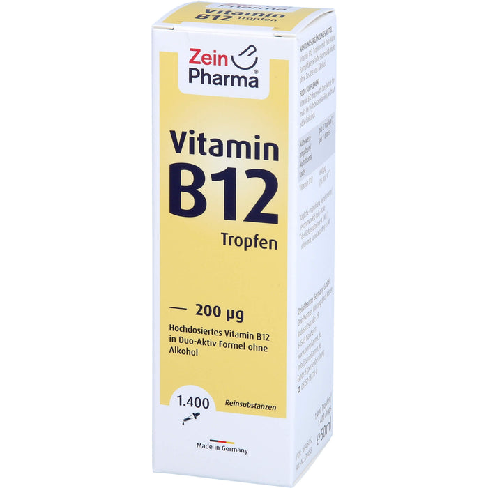 Vitamin B12 200 ug Tropfen, 50 ml TEI