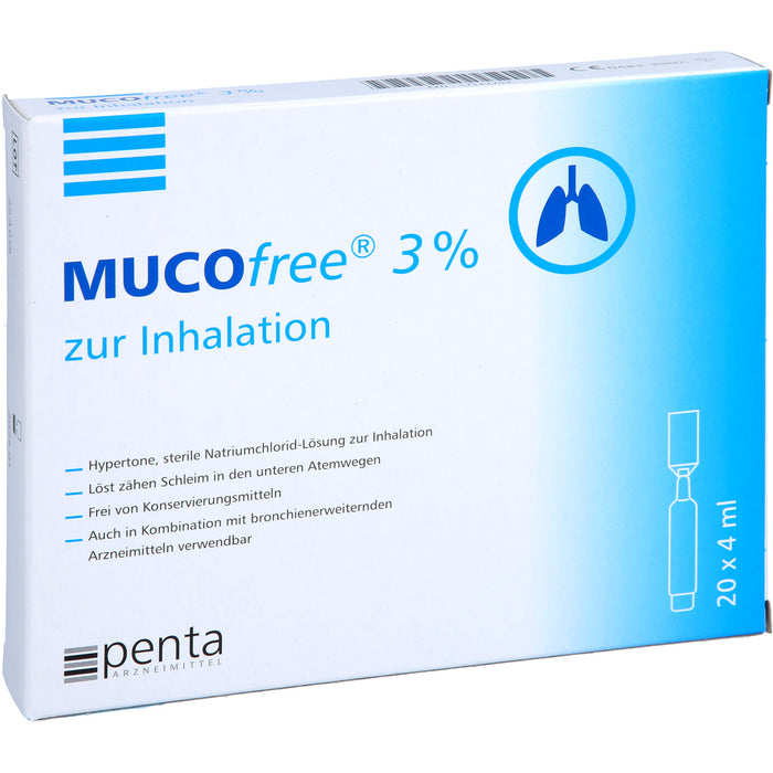 MucoFree 3% zur Inhalation, 20X4 ml LOV