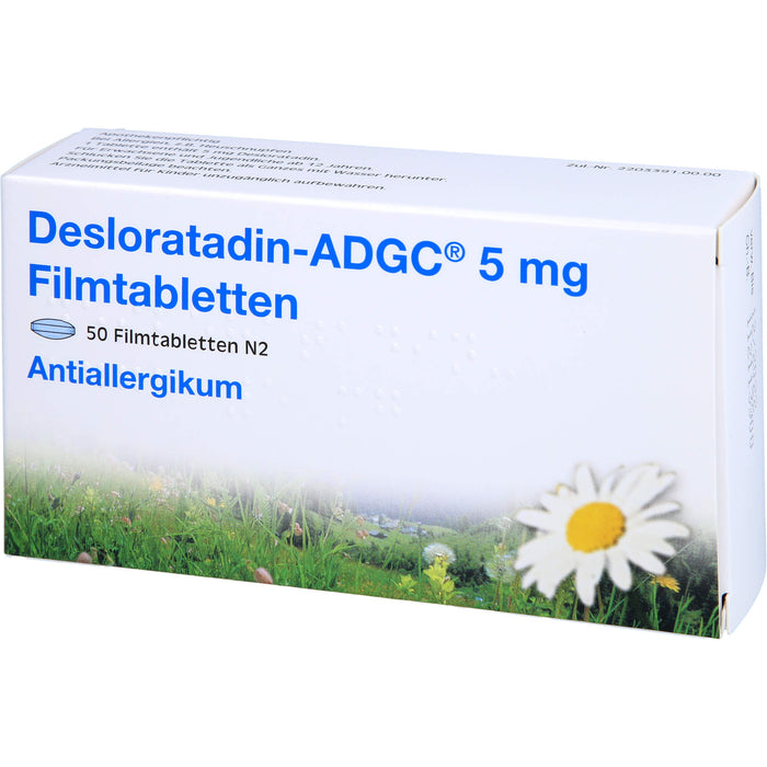 DESLORATADIN ADGC 5 mg Filmtabletten, 50 St. Tabletten