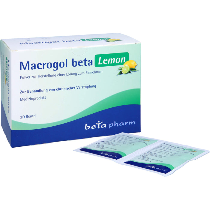 Macrogol Beta Lemon, 20 St PLE