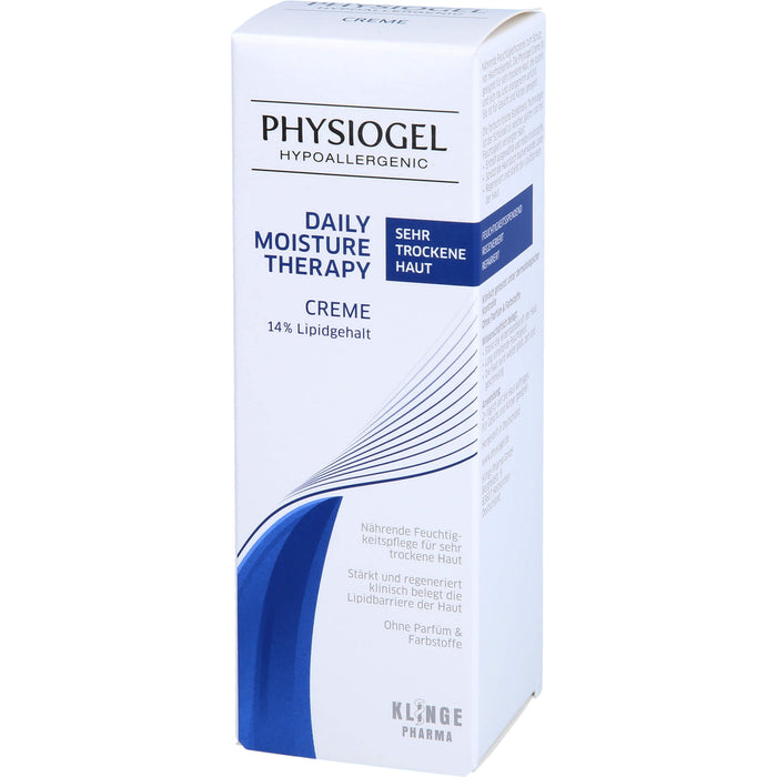 PHYSIOGEL Daily Moisture Therapy Creme für sehr trockene Haut, 75 ml Crème