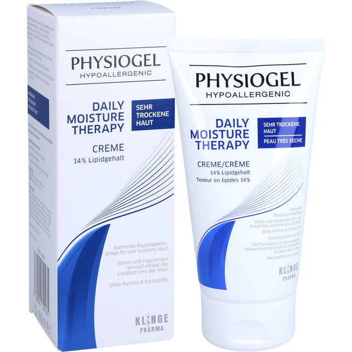 PHYSIOGEL Daily Moisture Therapy Creme für sehr trockene Haut, 150 ml Cream