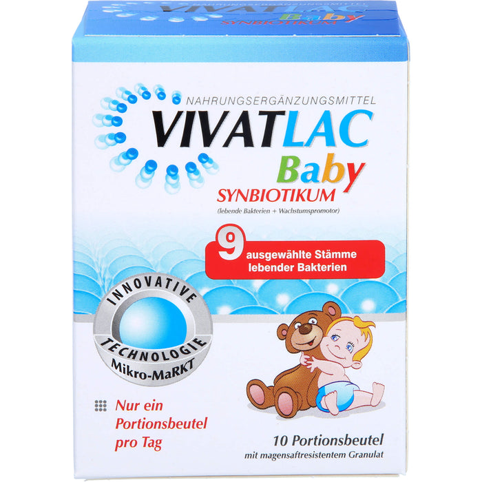 VIVATLAC BABY SYNBIOTIKUM, 10 St BEU