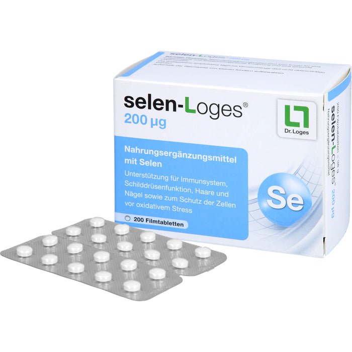 Selen-Loges 200 µg Filmtabletten, 200 St. Tabletten