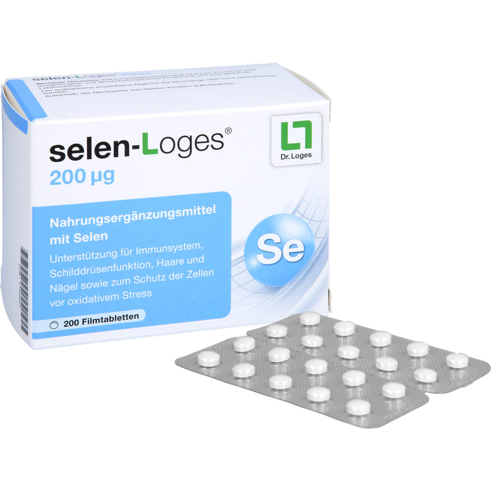 Selen-Loges 200 µg Filmtabletten, 200 pcs. Tablets