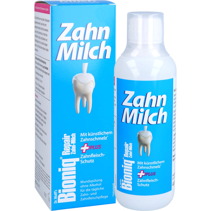 Bioniq Repair Zahn-Milch Mundspülung, 400 ml Lösung