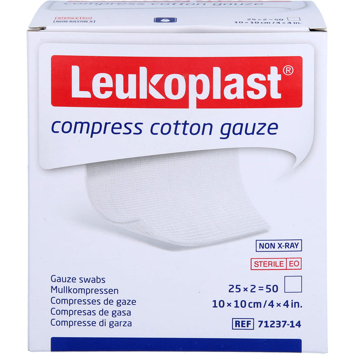 Leukoplast Mullkompressen 10 x 10 cm, 50 pcs. Compresses