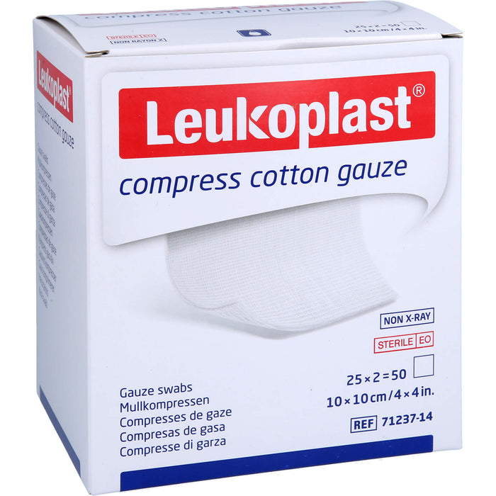 Leukoplast Mullkompressen 10 x 10 cm, 50 pcs. Compresses