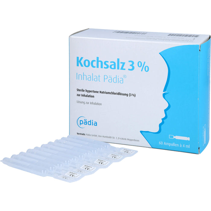 Kochsalz 3 % Inhalat Pädia, 60 pcs. Ampoules