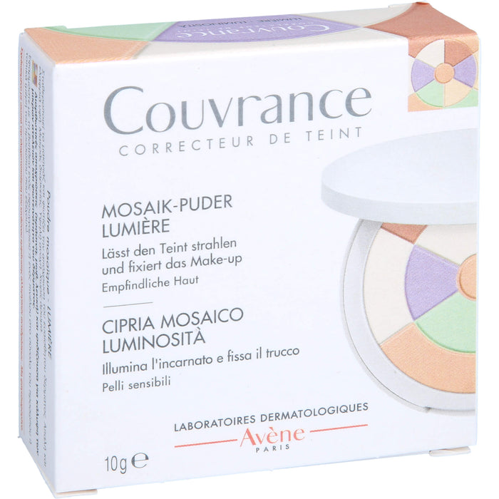 Avène Couvrance Mosaik-Puder LUMIERE mit Schwämmchen, 10 g Puder