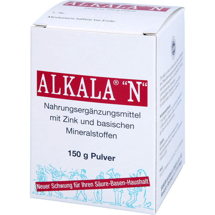 ALKALA N Pulver trägt zu einem normalen Säure-Basen-Stoffwechsel bei, 150 g Powder