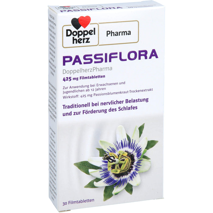 PASSIFLORA DoppelherzPharma 425 mg Filmtabletten, 30 St FTA