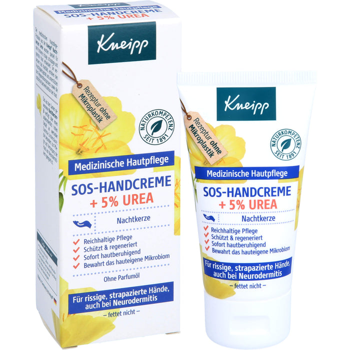 Kneipp SOS-HANDCREME + 5% UREA Nachtkerze, 50 ml CRE