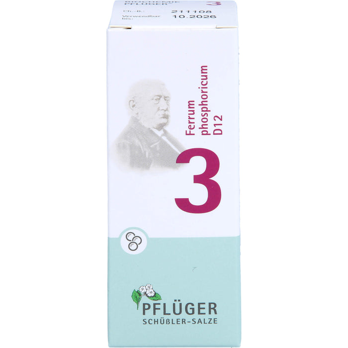 Biochemie Nr.3 Ferrum phosphoricum D12 Pflüger Globuli, 15 g GLO