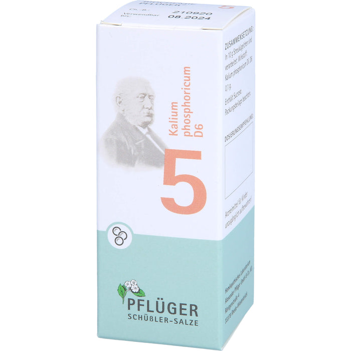 Biochemie Nr.5 Kalium phosphoricum D6 Pflüger Globuli, 15 g GLO