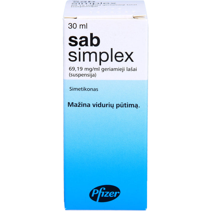 Sab Simplex Suspension bei Blähungen, 30 ml Solution