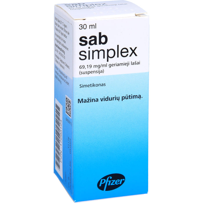 Sab Simplex Suspension bei Blähungen, 30 ml Lösung