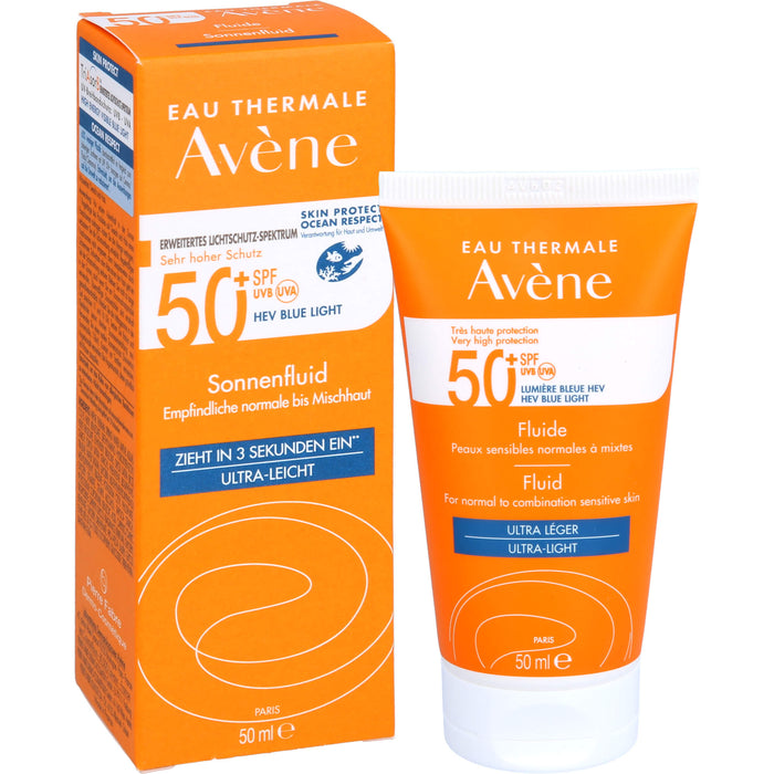 Avène Sonnenfluid SPF 50+ ultra leicht, 50 ml Cream