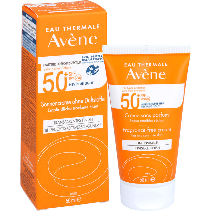 Avène Sonnenfluid ohne Duftstoffe 50+, 50 ml CRE