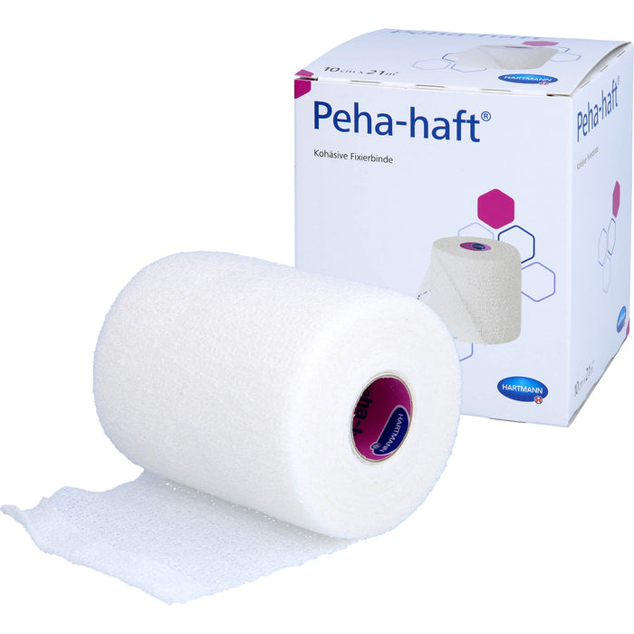 Peha-haft kohäsive Fixierbinde latexfrei 10 cm x 21 m, 1 pcs. Bandage