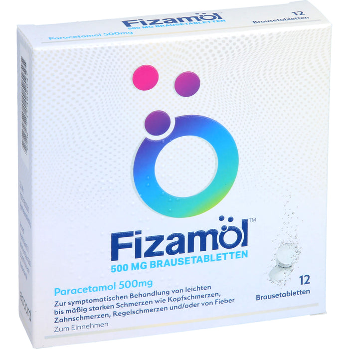 Fizamol 500 mg Brausetabletten, 12 St BTA