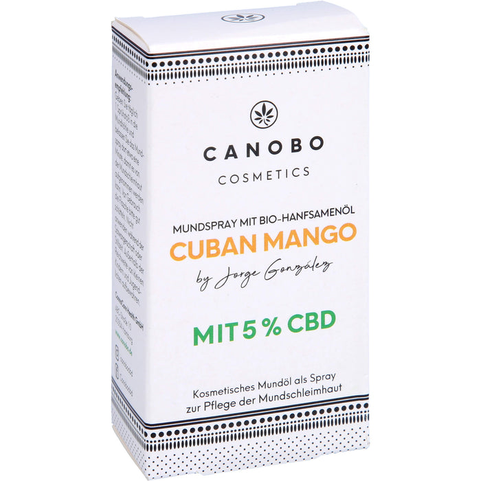 Canobo Bio CBD 5% Cuban Mango Mundspray, 10 ml SPR