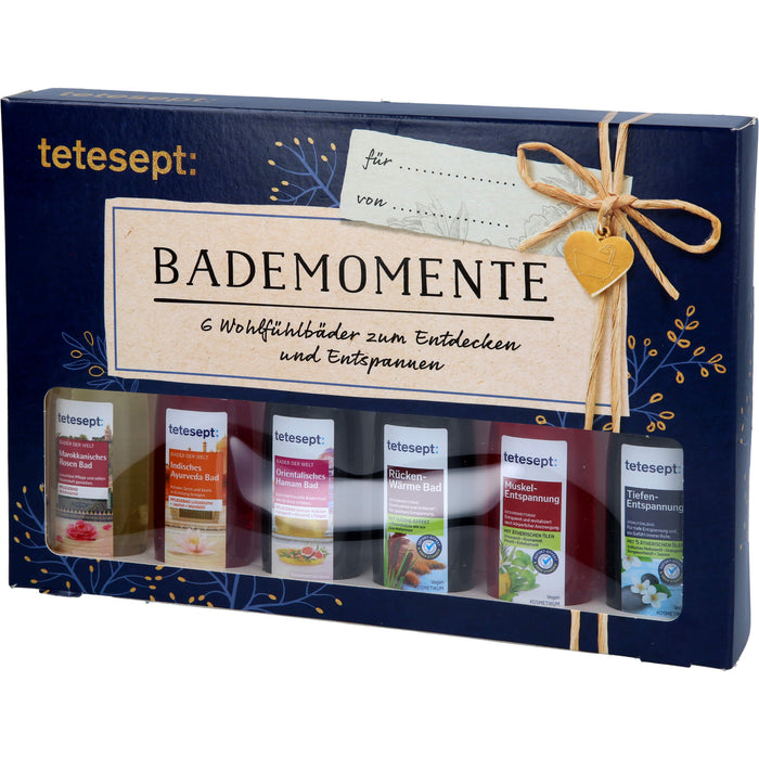 tetesept Geschenkset Bademomente, 6X20 ml BAD