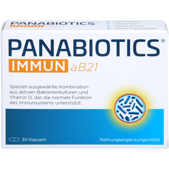 PANABIOTICS IMMUN aB21 Kapseln zur Unterstützung des Immunsystems, 30 pc Capsules