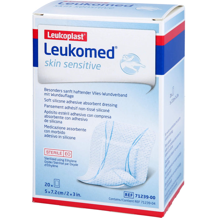 Leukomed skin sensitive steril 7,2 x 5cm, 20 St PFL