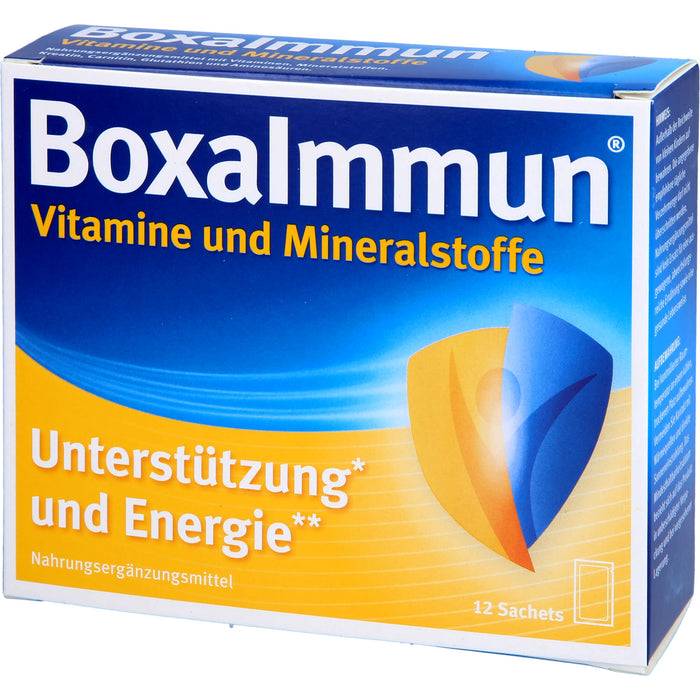 BoxaImmun Vitamine und Mineralstoffe Beutel, 12 pcs. Sachets