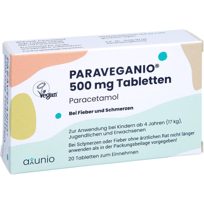 Paraveganio 500 mg Tabletten, 20 St TAB