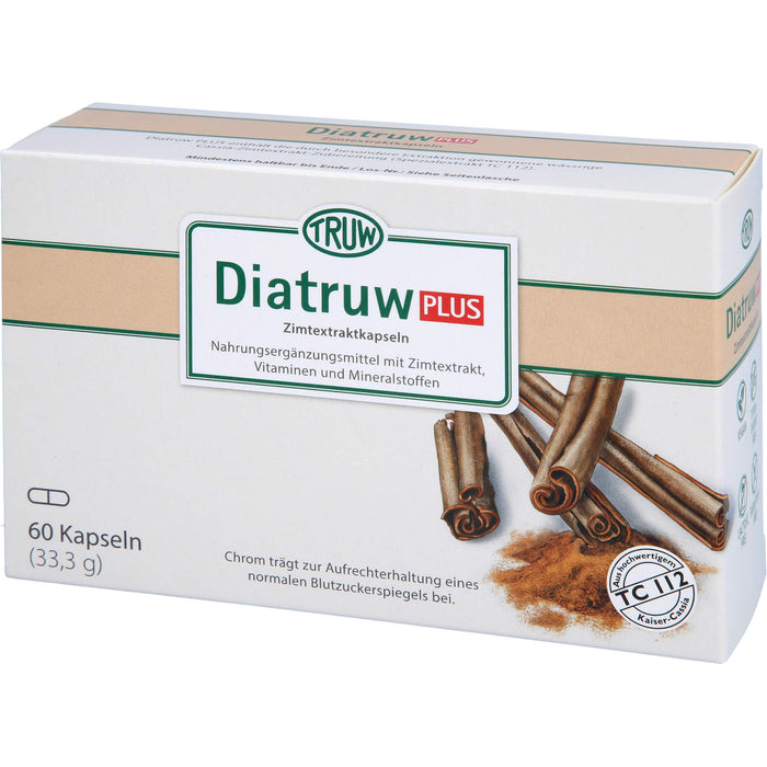 Diatruw Plus Zimtextraktkapseln, 60 St KAP