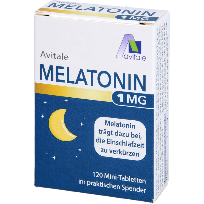 Melatonin 1mg Mini-Tabletten im Spender, 120 St TAB