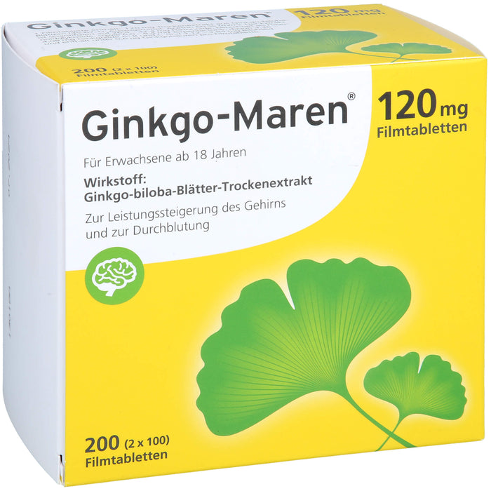 Ginkgo-Maren 120 mg Filmtabletten, 200 St FTA