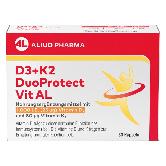 D3+K2 DuoProtect Vit AL 1000 I.E./80 ug Kapseln, 30 pc Capsules